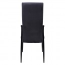 Стул DENVER, темно-серый велюр HLR-21/черный